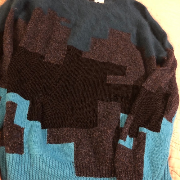 CASHMERE Phillip Lim multi material knit cashmere sweater - Picture 2 of 15